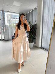 Np 2053 Taş Bel Gipeli Tensel Elbise