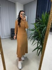 Sg Camel Çan Triko Elbise