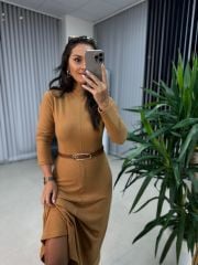 Sg Camel Çan Triko Elbise