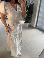 Np 2053 Taş Bel Gipeli Tensel Elbise