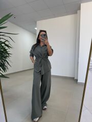 Art 4017 Mint Bel Büzgülü Tensel İkili Takım