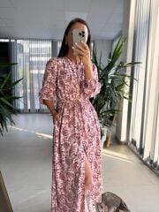 Orj. Marka Bel Büzgülü Elbise