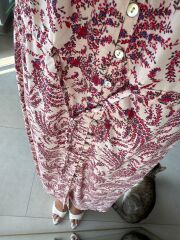 Orj. Marka Bel Büzgülü Elbise