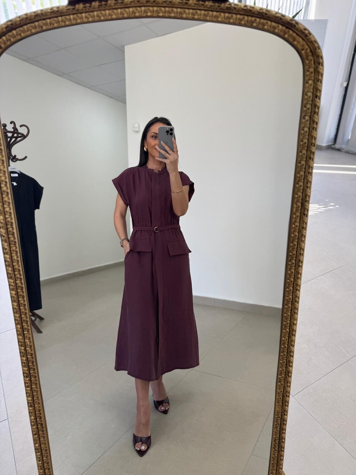 La 5839 Marka Model Bordo Tensel Elbise