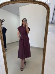 La 5839 Marka Model Bordo Tensel Elbise