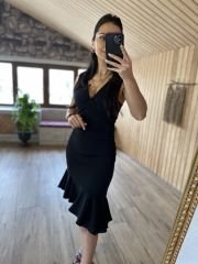 Eteği verev tasarım elbise