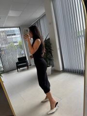 Sg Siyah Fitilli Kalem Elbise