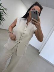 Art 4003 Kuş Gözü Yelekli Taş Takım