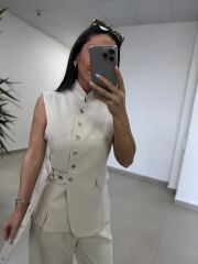 Art 4003 Kuş Gözü Yelekli Taş Takım