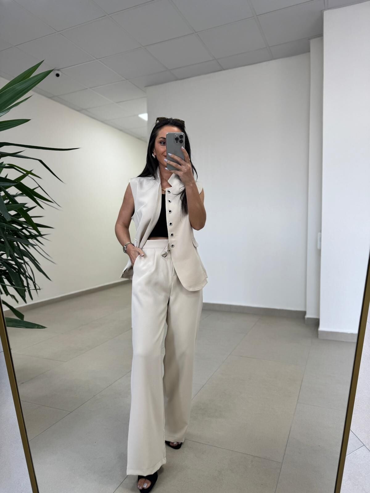 Art 4003 Kuş Gözü Yelekli Taş Takım