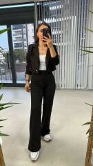Nubuk Siyah Takım