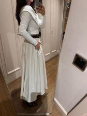 Mz 22402 Taş Poplin Etek