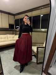 Dv Siyah Uzun Kol Crop Body