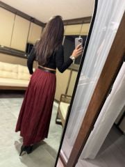 Dv Siyah Uzun Kol Crop Body