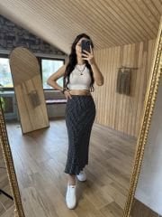 Maroken noktalı etek