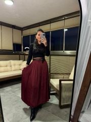 Fw 0298 İthal Tok Saten Etek