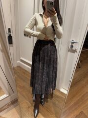 Mz 22785 Şifon Leo Desen Etek