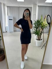 My 3364 Crep Dikişli Laci Kalem Elbise