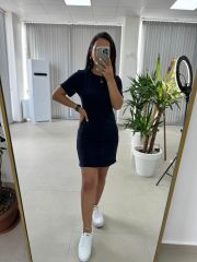 My 3364 Crep Dikişli Laci Kalem Elbise