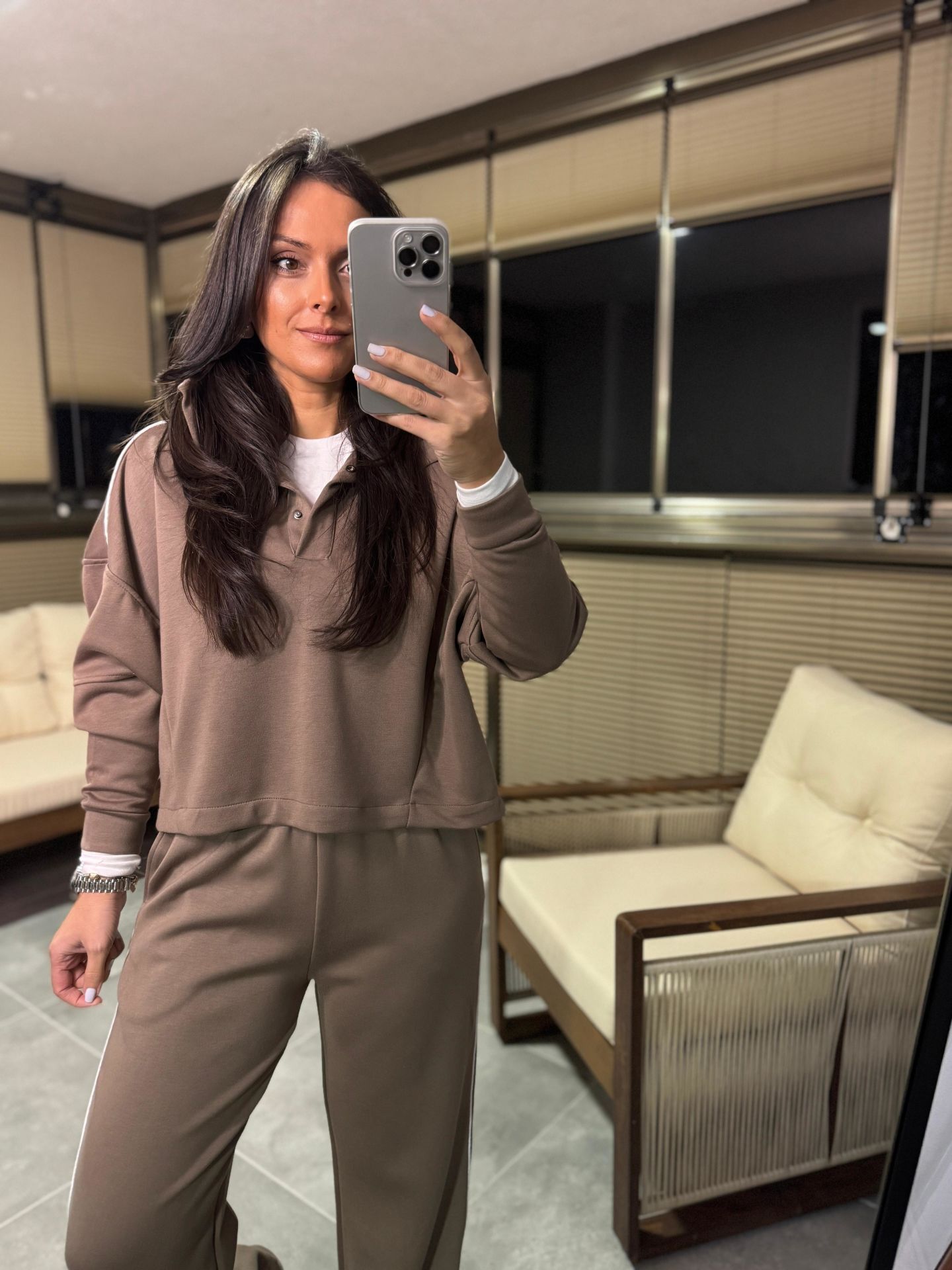 Mk Oysh 0184 Kahve Modal Takım