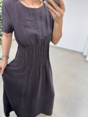 Ms 257 Nevürlü Modal A. Kahve Elbise