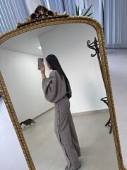 Kd 7909 Tasarım Çıt Çıt Detaylı Vizon Takım