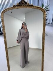 Kd 7909 Tasarım Çıt Çıt Detaylı Vizon Takım