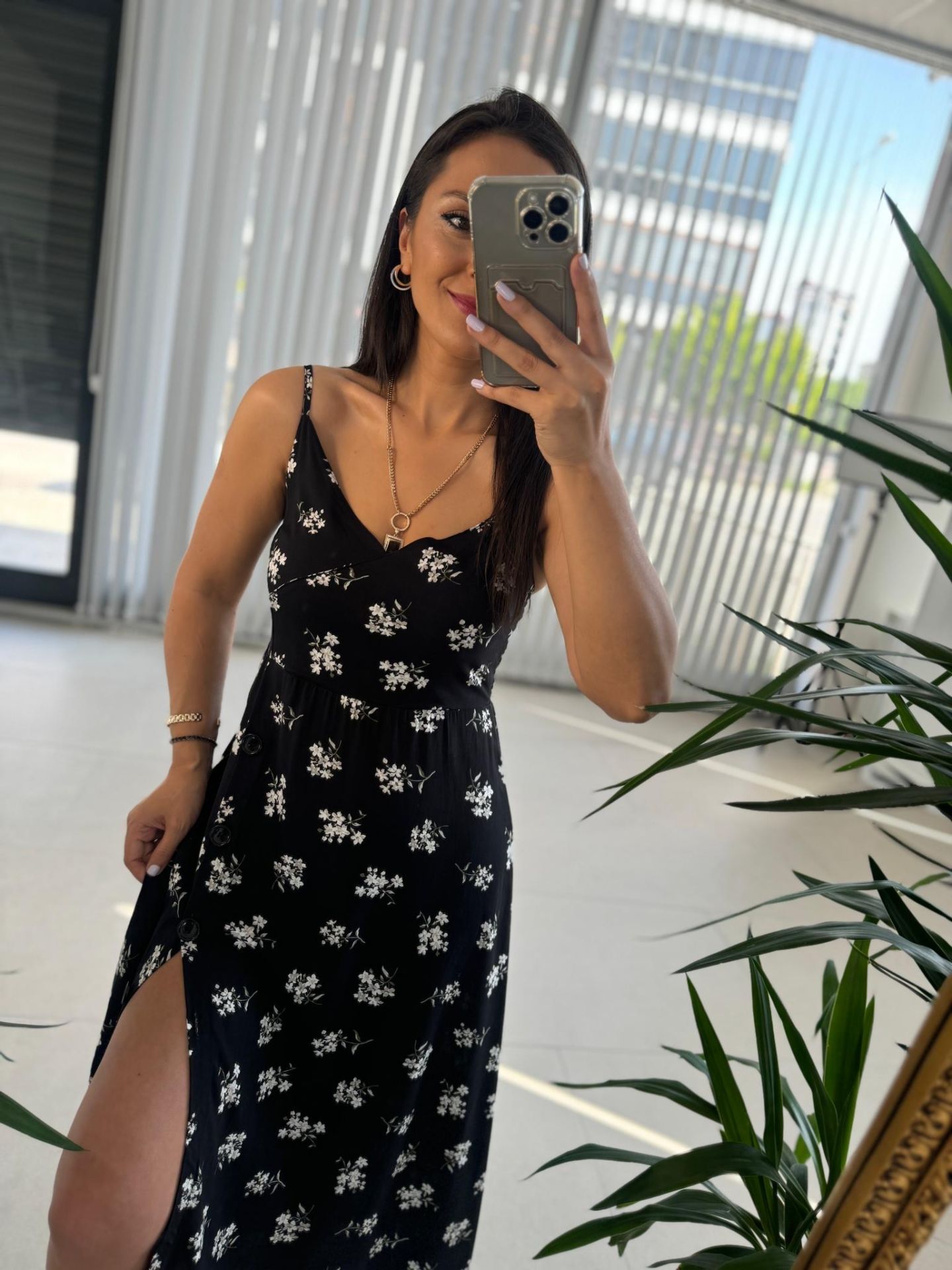 My 3500 Black Floral Dress