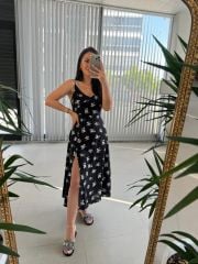 My 3500 Black Floral Dress