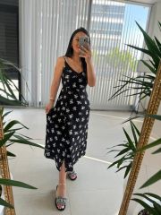 My 3500 Black Floral Dress