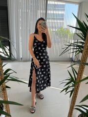 My 3500 Black Floral Dress