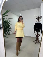 Ry 0005 Polo Yaka Etekli Sarı Takım