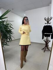 Ry 0005 Polo Yaka Etekli Sarı Takım