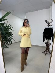 Ry 0005 Polo Yaka Etekli Sarı Takım