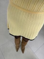 Ry 0005 Polo Yaka Etekli Sarı Takım