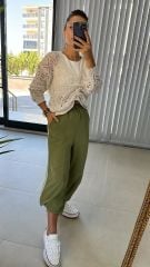 Sg Ön Büzgülü Ajurlu Triko