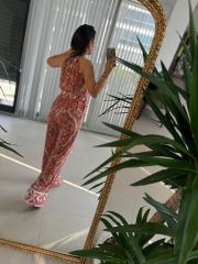 My 3528 Pembe Geçişli Tulum