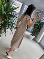 My 3440 Vizon Kemerli Elbise