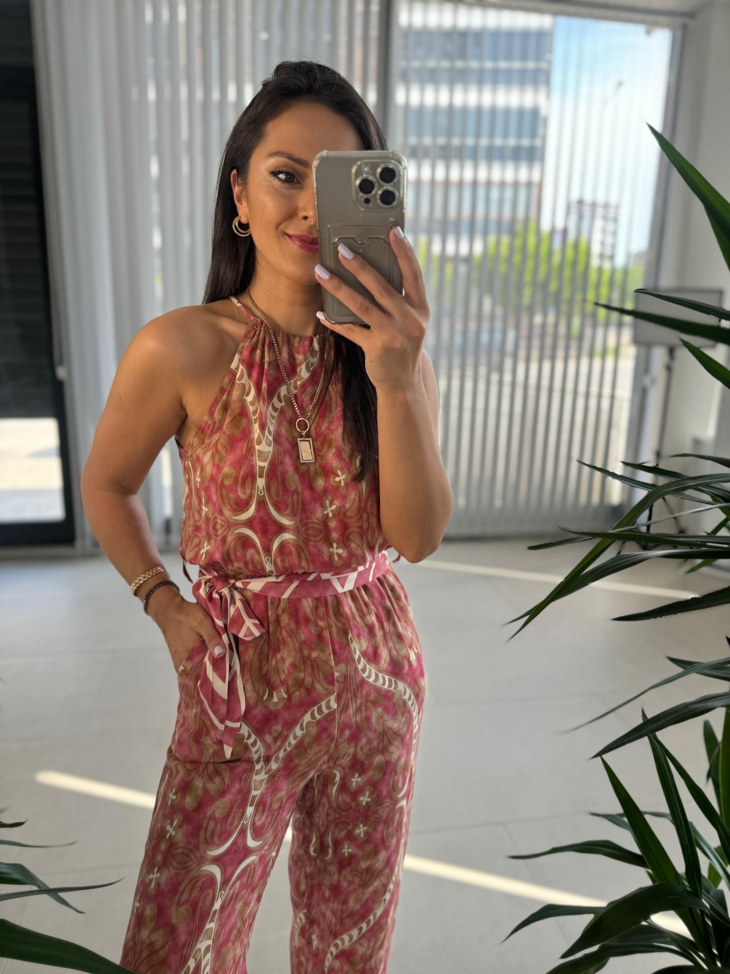 My 3528 Pink Transitional Jumpsuit