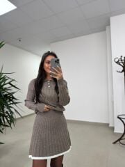 Ry 0005 Polo Yaka Etekli Vizon Takım