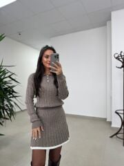 Ry 0005 Polo Yaka Etekli Vizon Takım