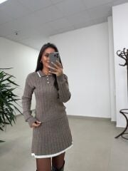 Ry 0005 Polo Yaka Etekli Vizon Takım