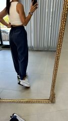 Sg Paça Fermuarlı İndigo Pantolon