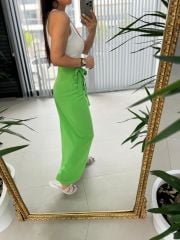 Gk 1056 Yeşil Pareo Pamuklu Etek