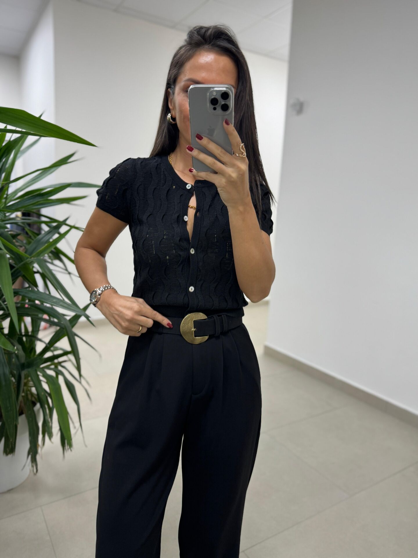 155 Nubuk Siyah Kemer