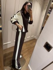 Art 3001 Kahve - Beyaz Modal Takım