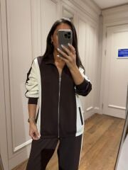 Art 3001 Kahve - Beyaz Modal Takım