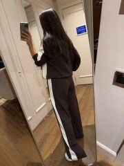 Art 3001 Kahve - Beyaz Modal Takım