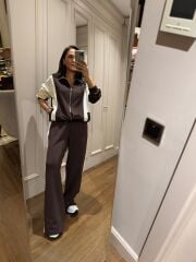 Art 3001 Kahve - Beyaz Modal Takım