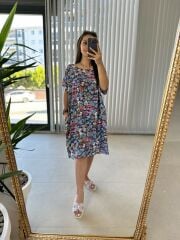 Fırsat Ürünü İndigo Çiçekli